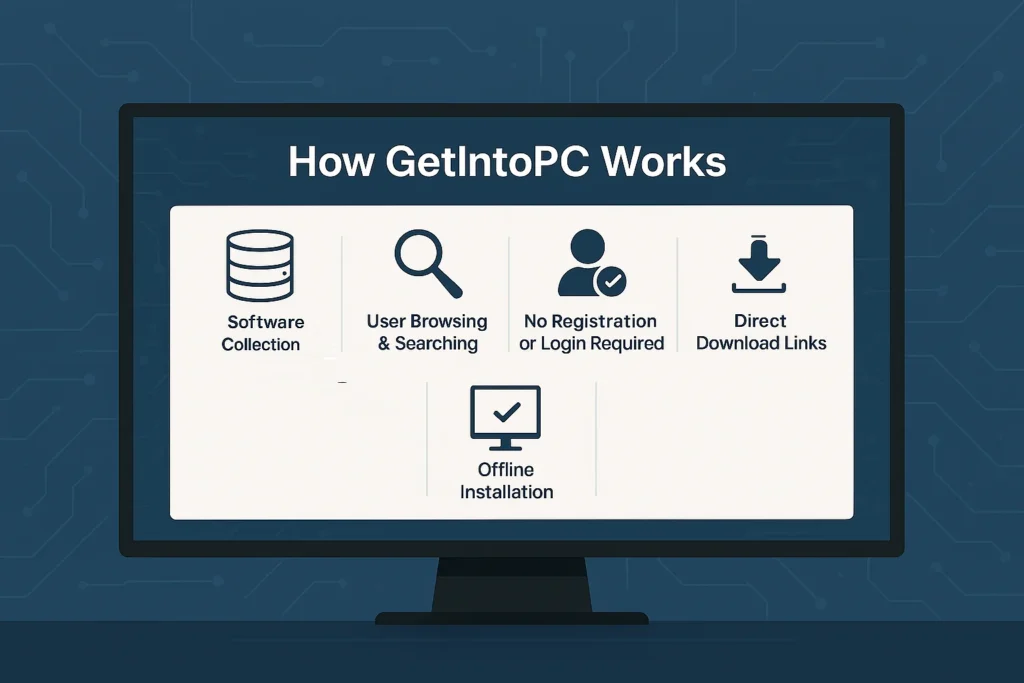 how getintopc work?