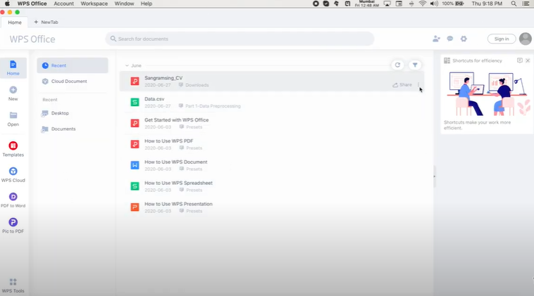 Wps office 2025 Screenshot